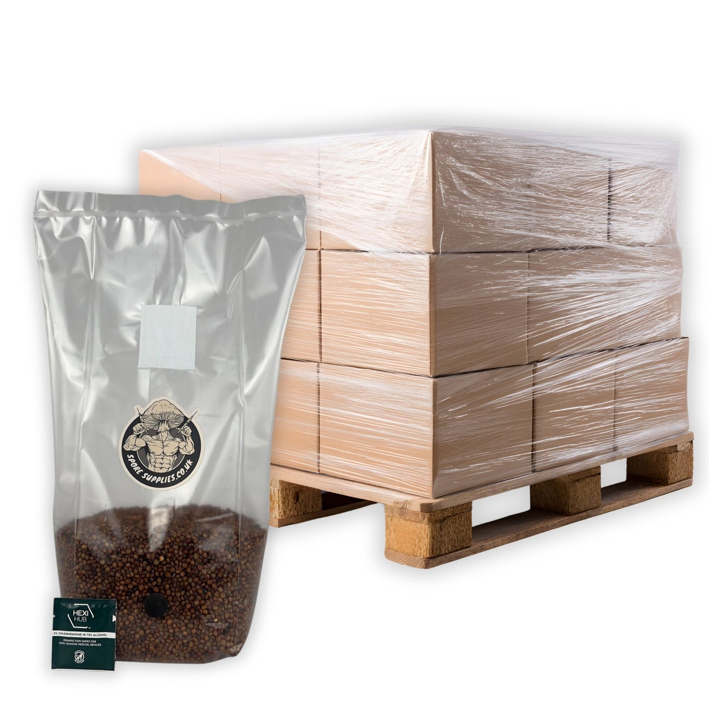 wholesale 1.5kg sterile milo grain bags for wholesale grain spawn production