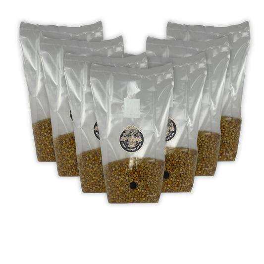 wholesale 1.5kg sterile popcorn grain bags for wholesale popcorn grain spawn production