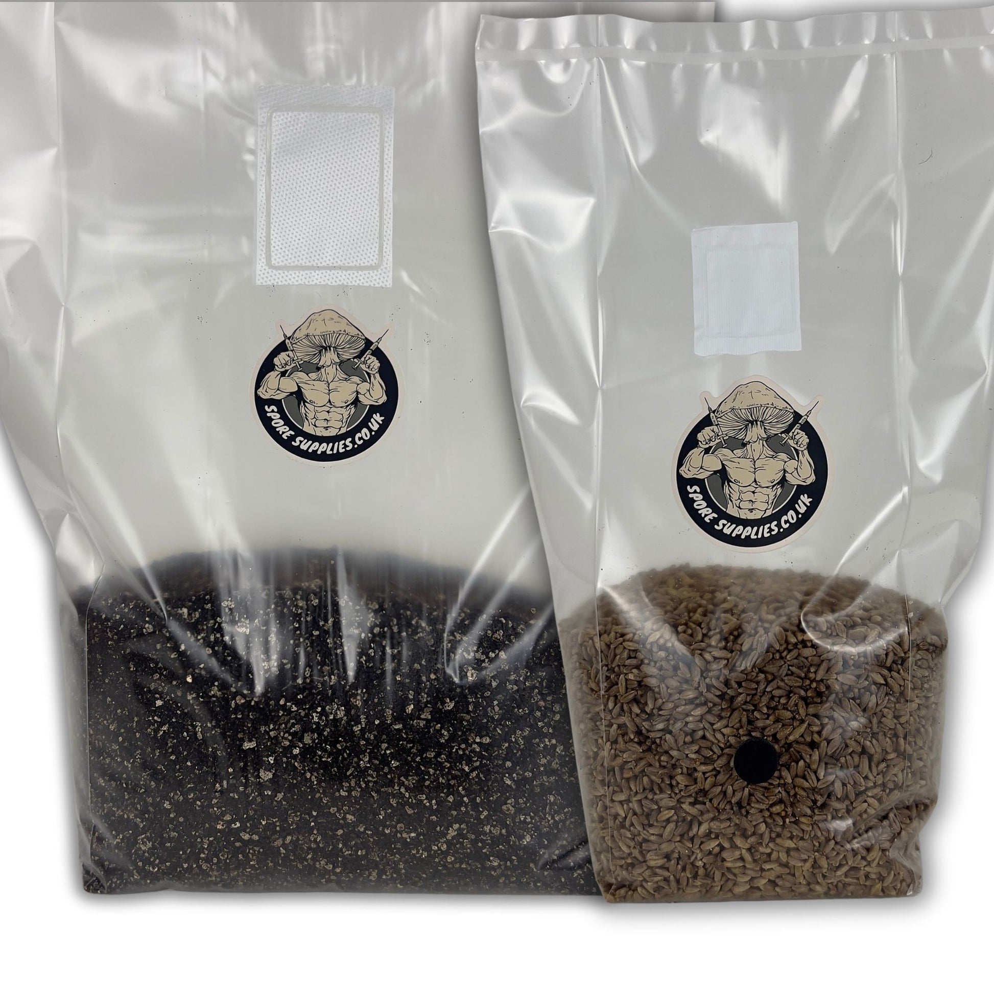 3kg cvg and 1.5kg rye mushroom growing bundle
