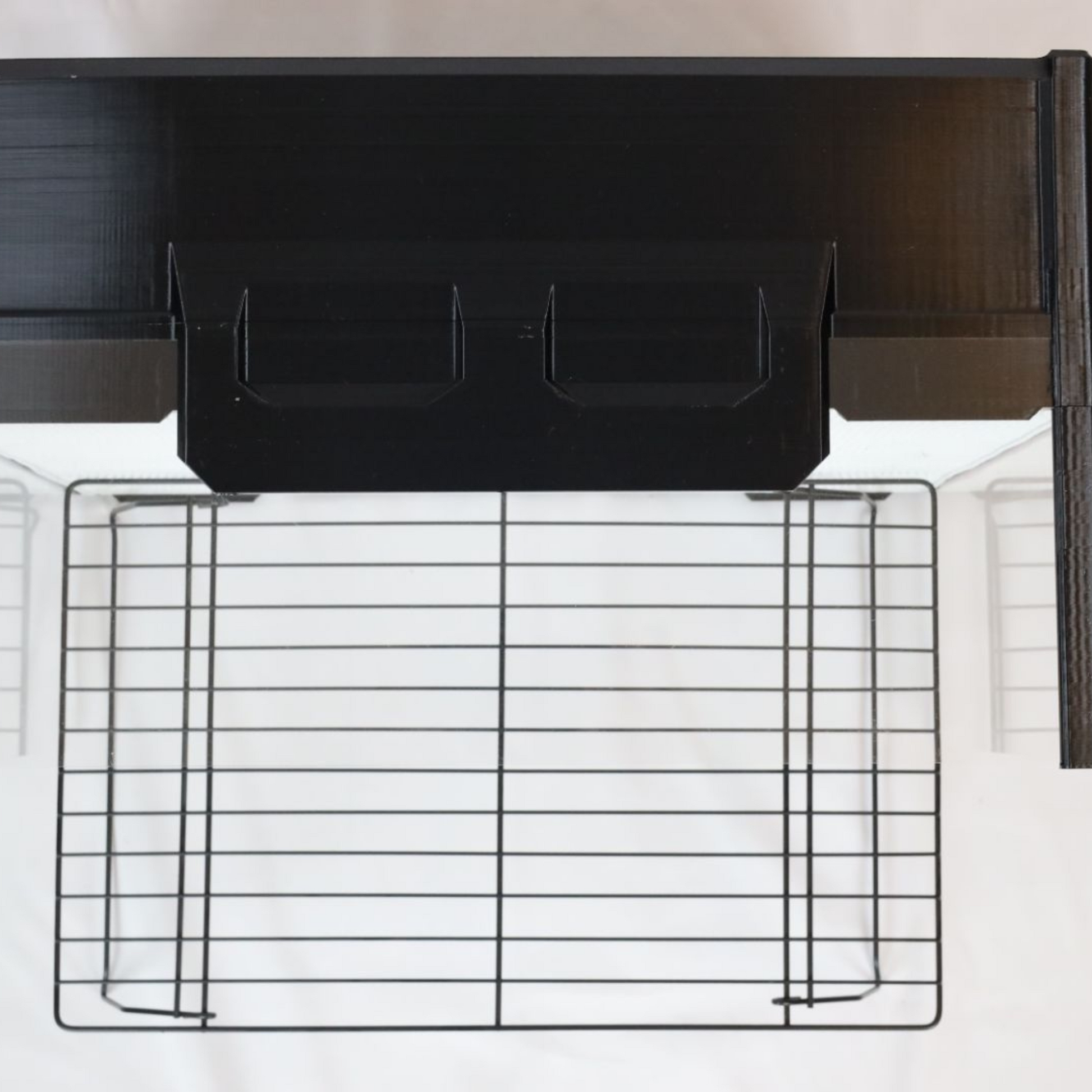 birds eye view of large laminar flow hood