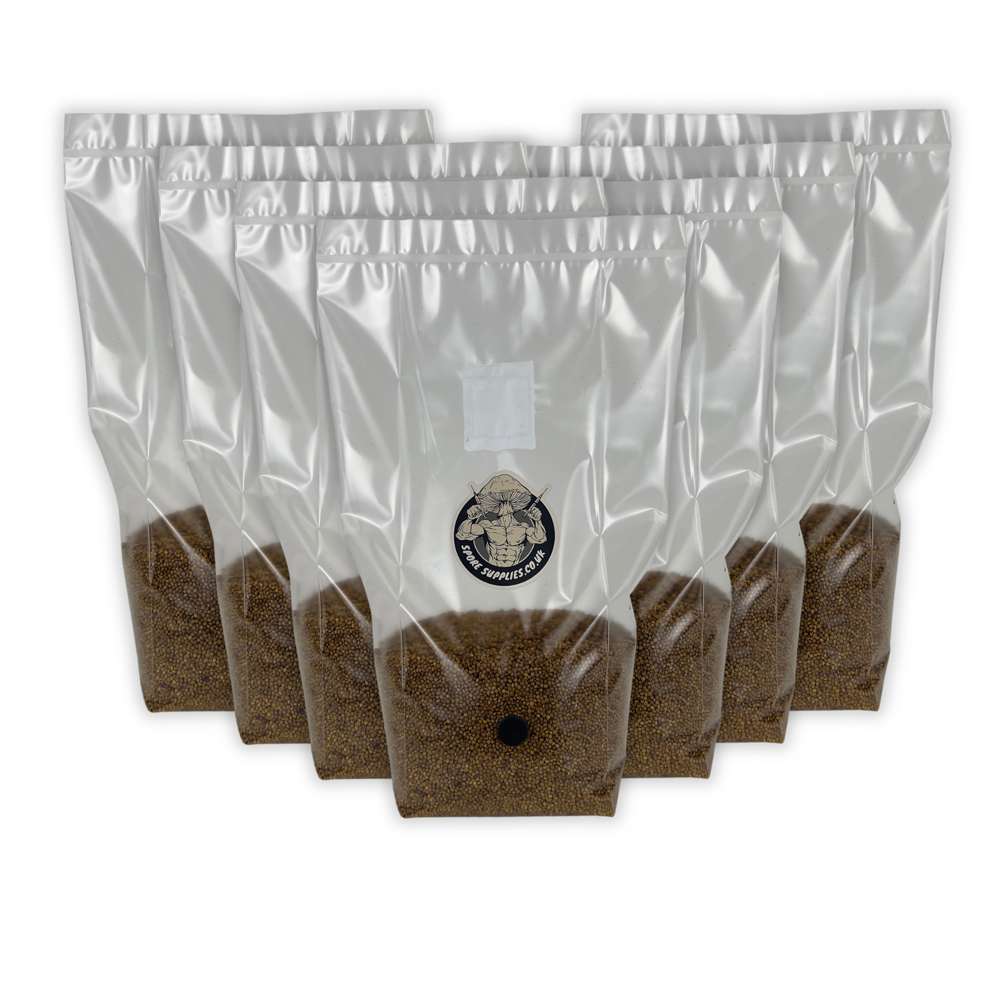 wholesale 1.5kg sterile millet bags for mushroom grain spawn