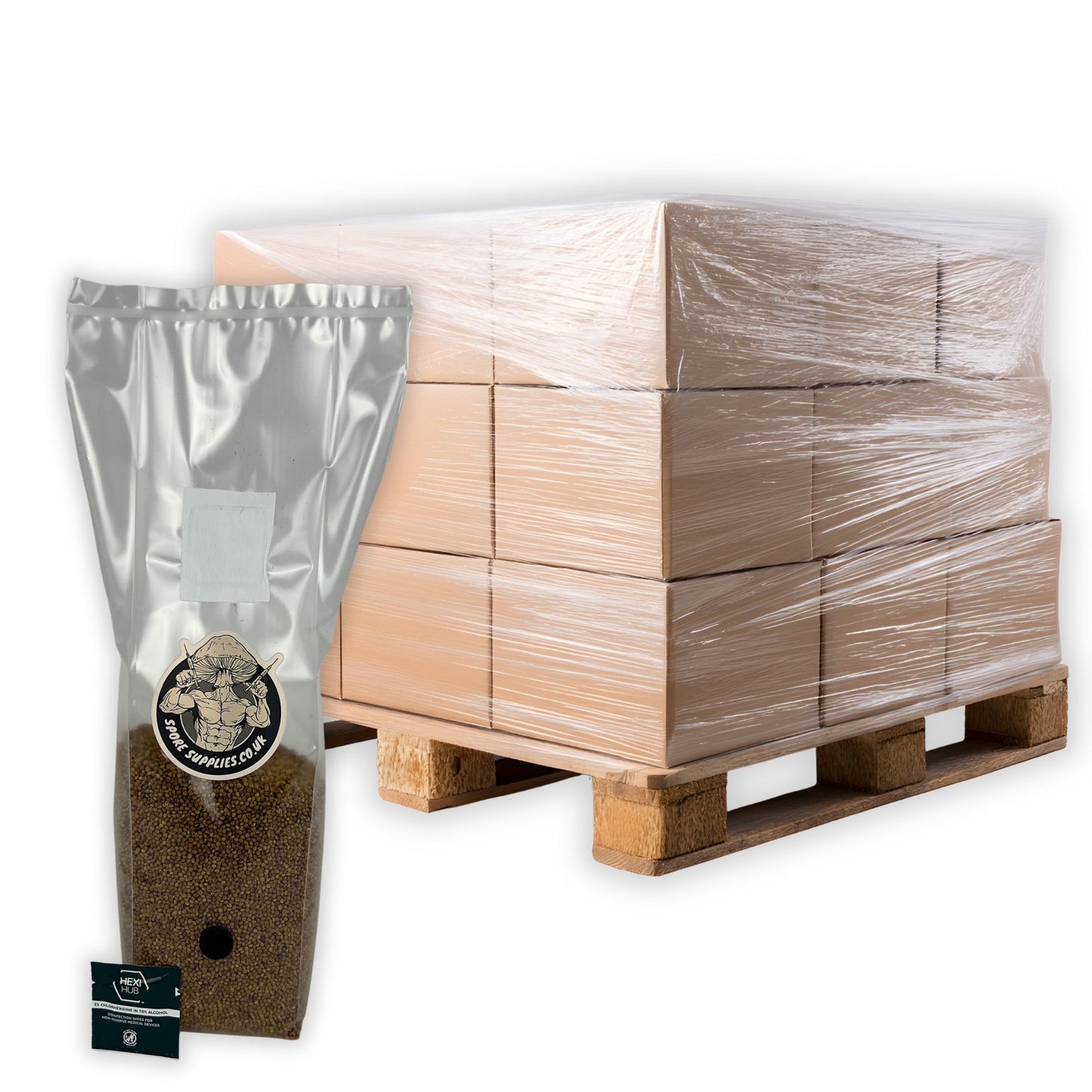 wholesale sterile 1kg millet bags for mushroom grain spawn production