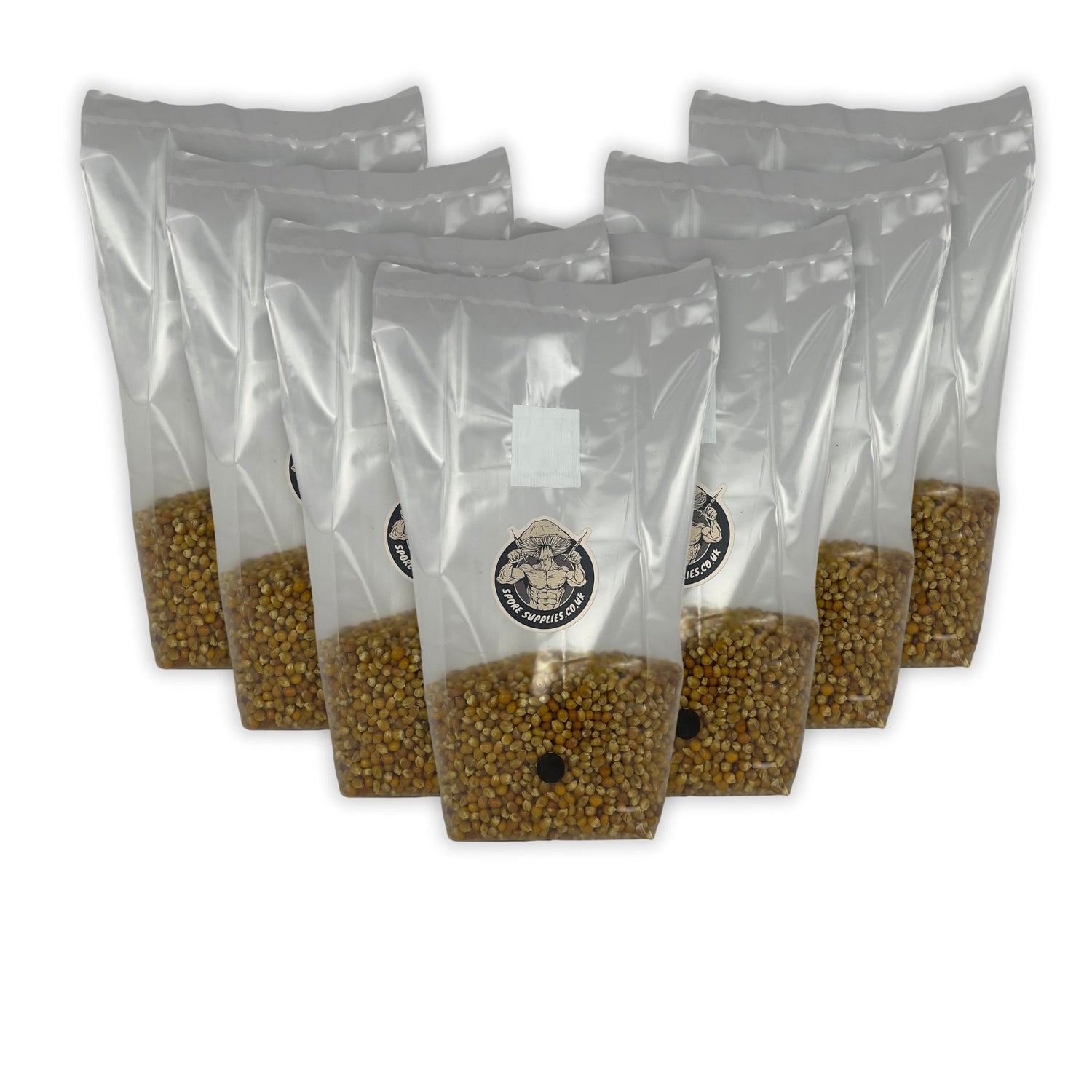 wholesale 1.5kg sterile popcorn grain bags for wholesale popcorn grain spawn production