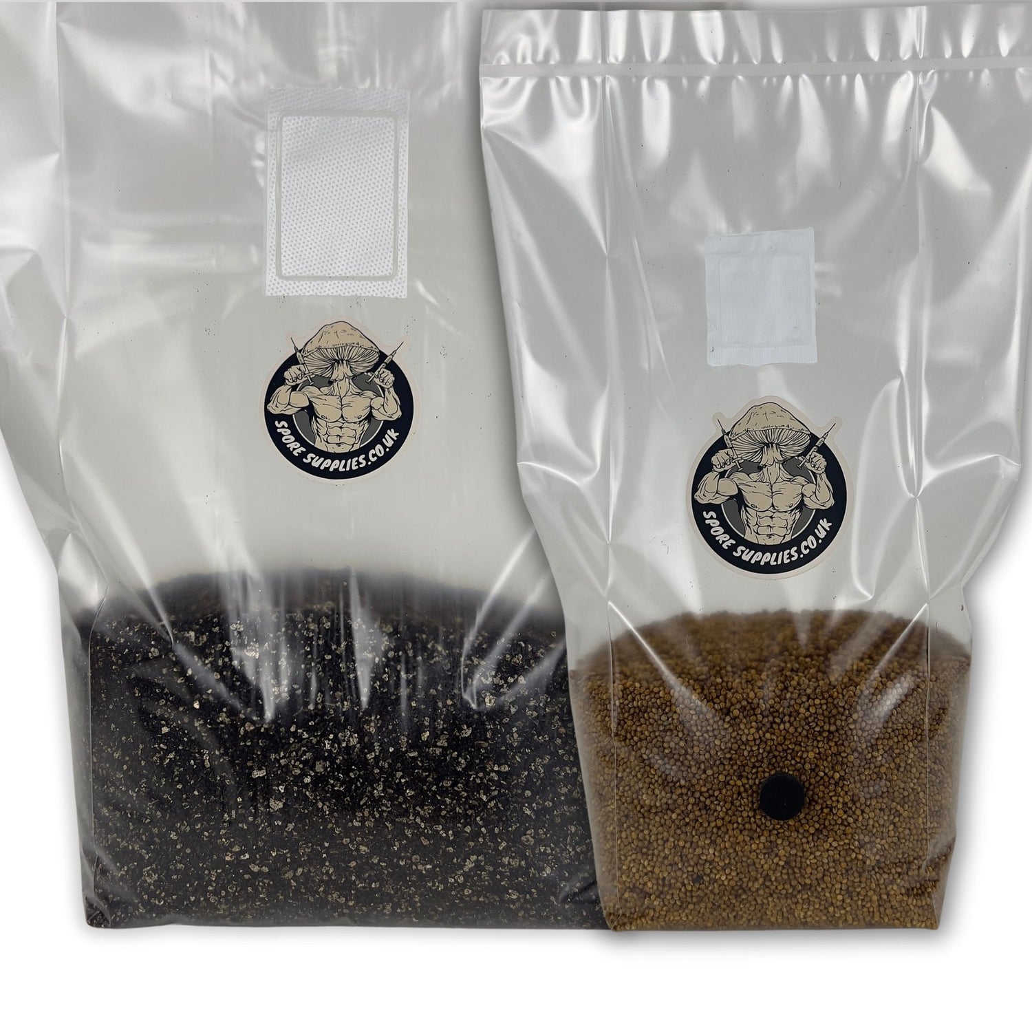 3kg cvg and 1.5kg sterile millet mushroom growing bundle