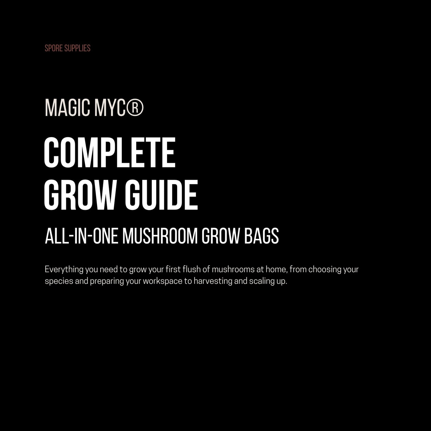 magic myc complete mushroom grow guide pdf cover text