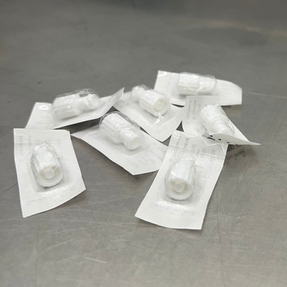 sterile luer lock cap in individual packaging