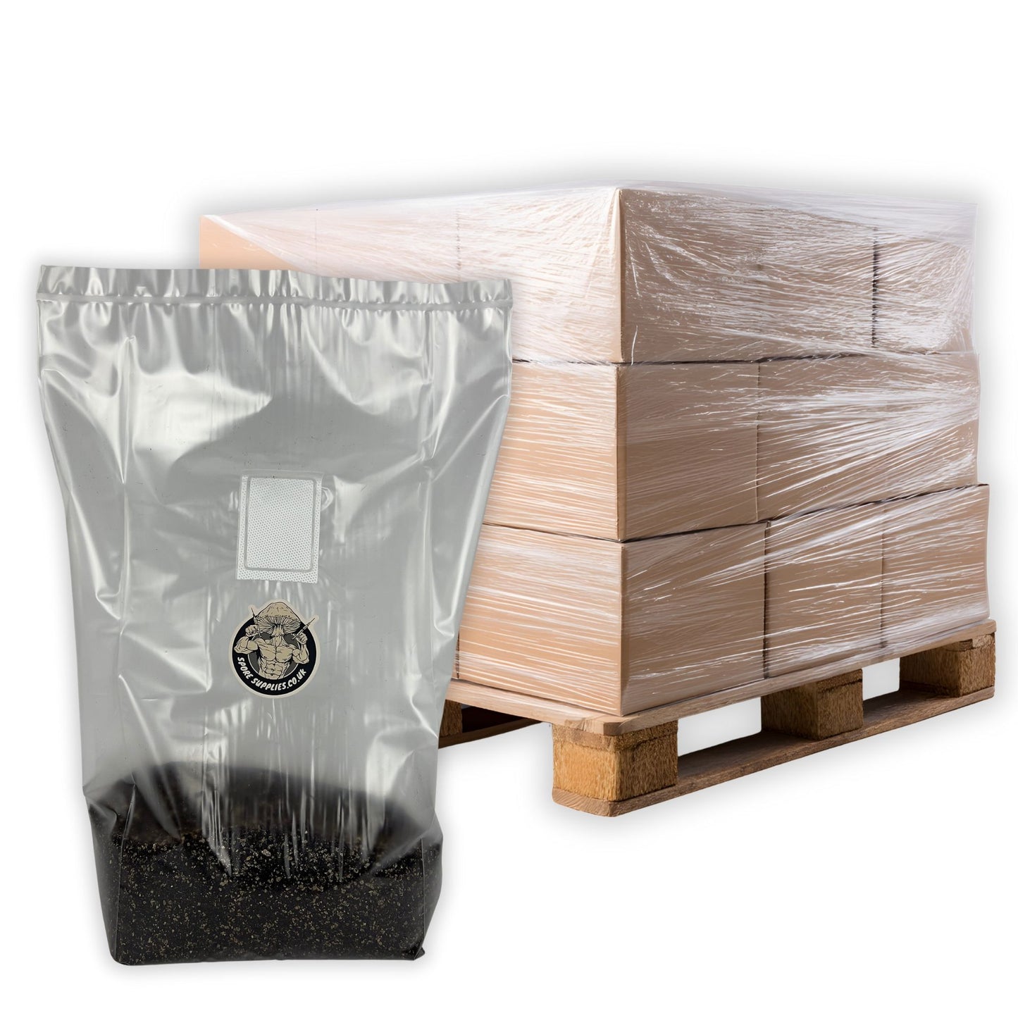 Wholesale 2kg CVG Substrate Bags For Mushroom Cultivation