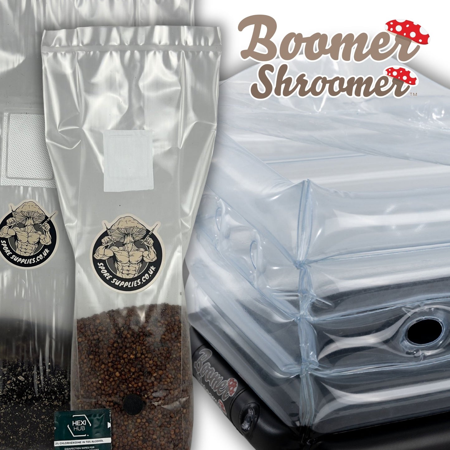 Monotub Mushroom Grow Kit – CVG & Grain