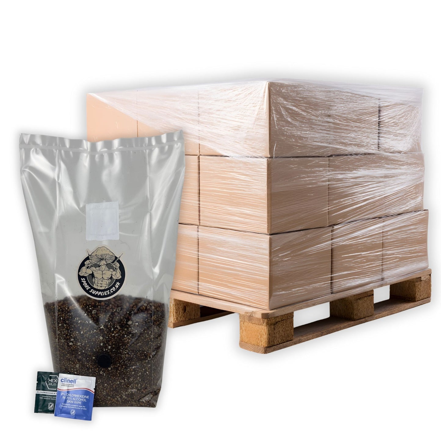 Wholesale 1.5kg All In One Mushroom Grow Bags for Mushroom Cultivation
