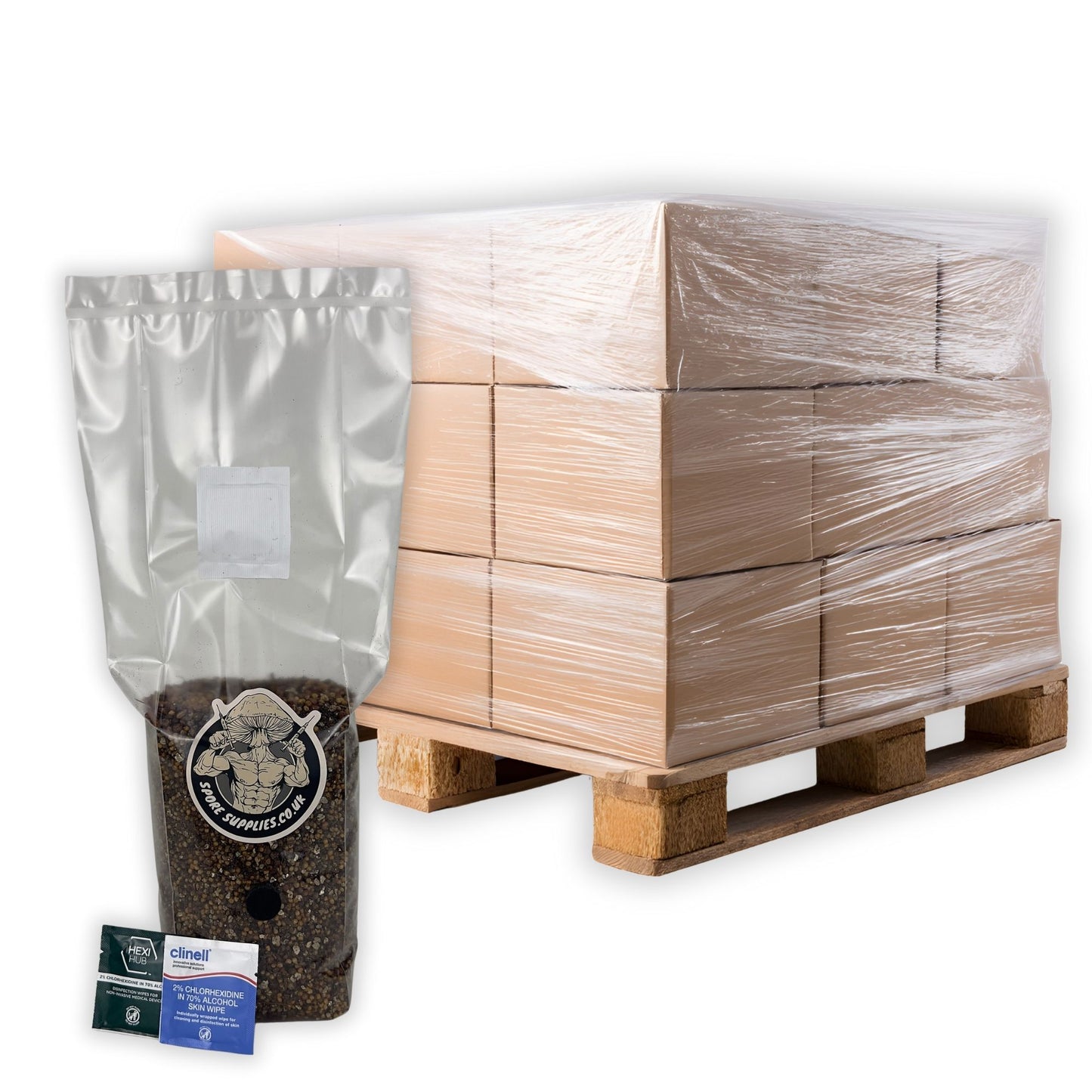 Wholesale 1kg All In One Mushroom Grow Bags For Mushroom Cultivation