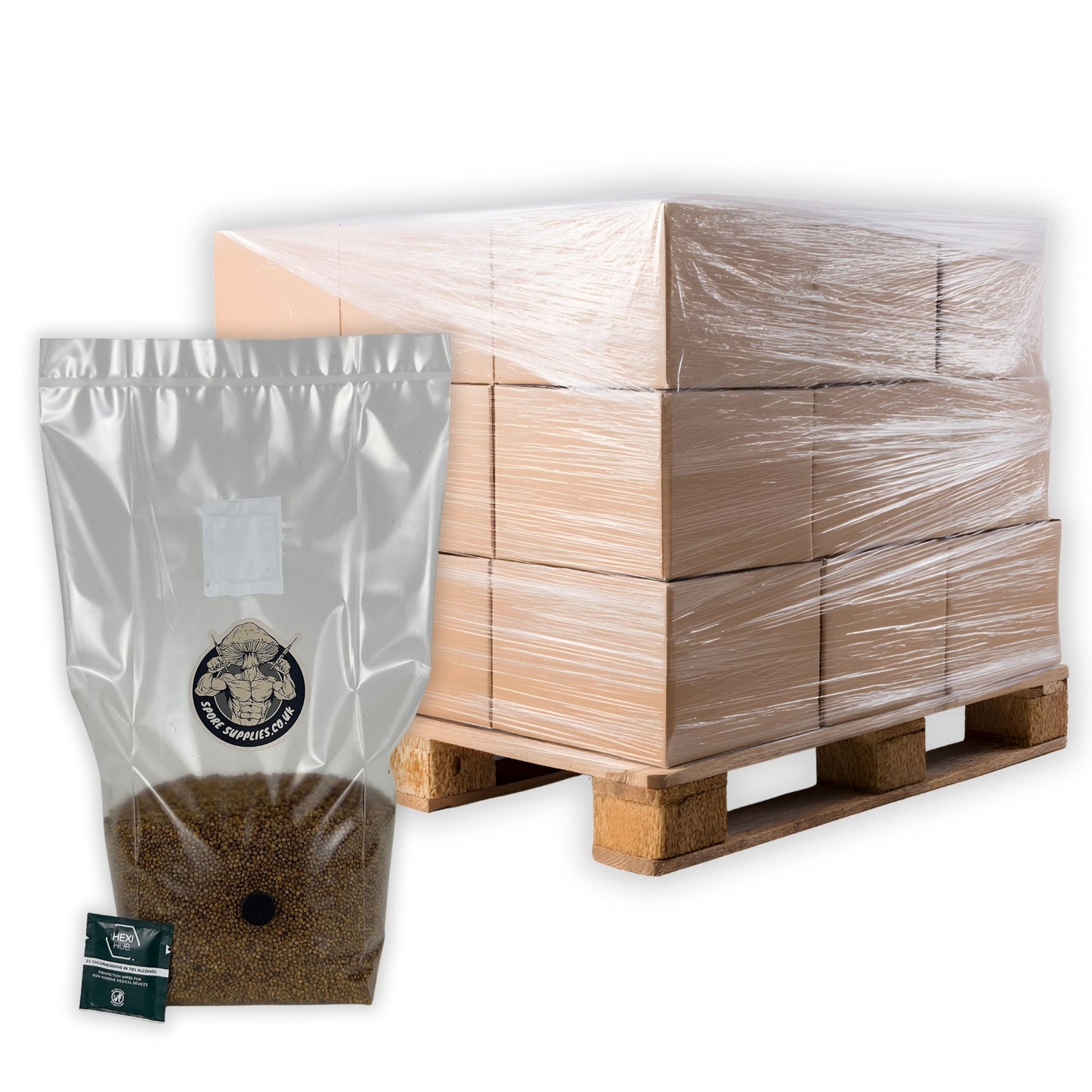 Wholesale 1.5kg Sterile Millet Grain Bags For Mushroom Cultivation