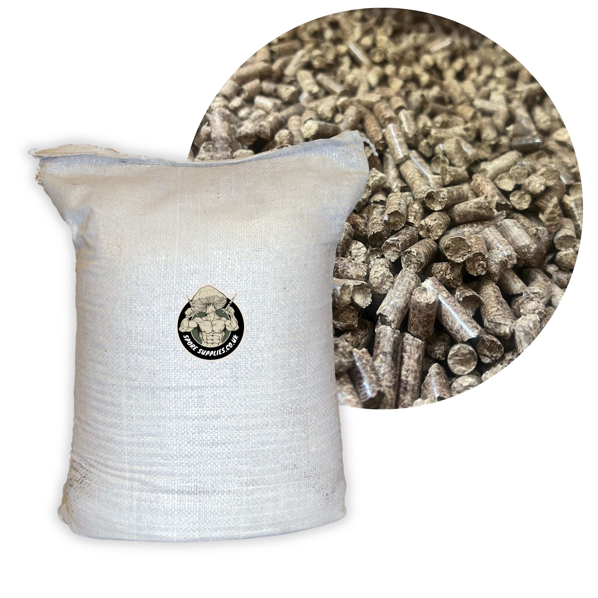 Oak Hardwood Pellets For Mushroom Substrate – Spore Supplies